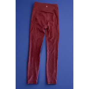 Lululemon Wunder Train High Rise Tight Pockets‎ Sz 0 Weathered Mulled Wine Ankle